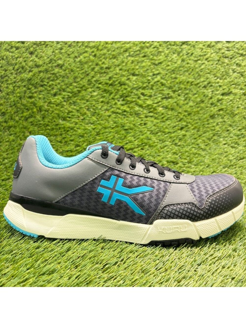 Kuru Quantum Womens Size 11.5D Gray Blue Athletic Running Walking Shoes Sneakers